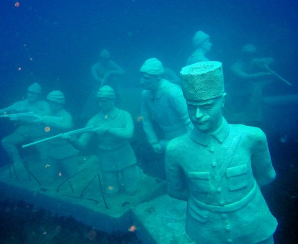 подводный музей в Сиде Анталия